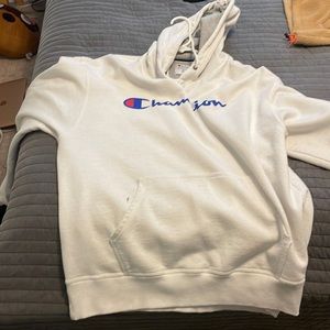 White Champion Hoodie